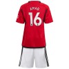 Maillot de Supporter Manchester United Amad 16 Domicile 2023-24 Pour Enfant